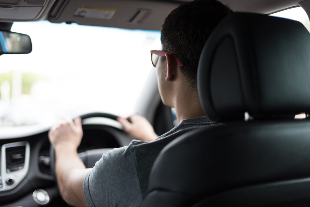 student learning to drive